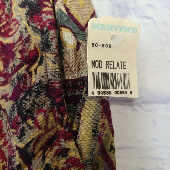 Vintage Miz California Women's Printed Shorts NWT Made in USA Large Mod Relate - Picture 6 of 9